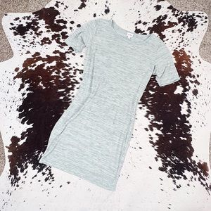 LulaRoe Mint Green Knit MIDI Dress Size L